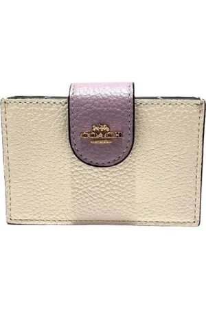 Coach Pre-owned, Dames, , ONE Size, Leer, Tweedehands leren portemonnees