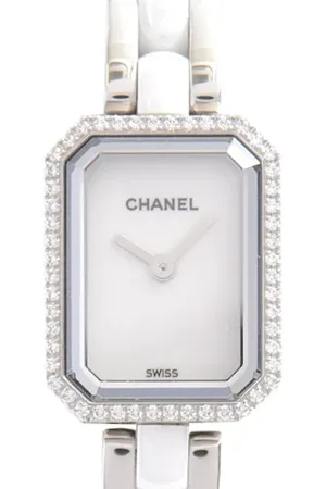 CHANEL Pre-owned, Dames, Wit, ONE Size, Pre-owned Metal watches