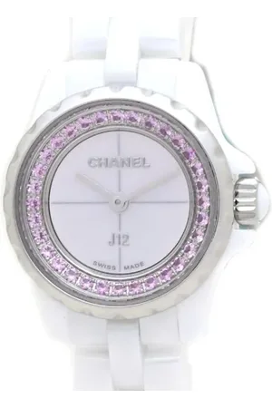 CHANEL Pre-owned, Dames, Roze, ONE Size, Pre-owned Fabric watches