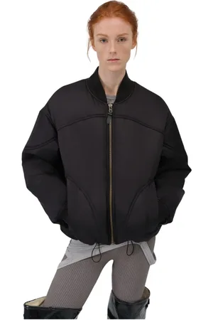BACON Jassen, Dames, Zwart, M, Katoen, W Bomber Twill