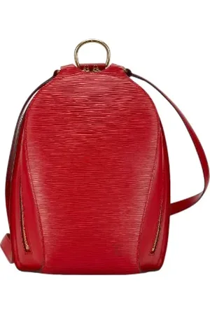 LOUIS VUITTON Pre-owned, Dames, Rood, ONE Size, Leer, Pre-owned Leather backpacks