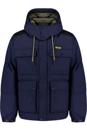 Ciesse Jassen, Heren, Blauw, XS, Katoen, Alaska - Unisex Donsjas IN Blauw 4 Zakken MET Afneembare Capuchon 100%