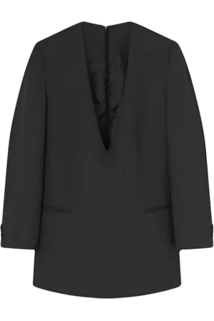 Halfboy Kleedjes, Dames, Grijs, L, Grijze Blazer Jurk