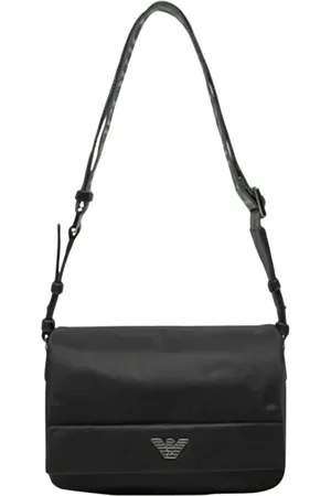 Emporio Armani Tassen, Dames, Zwart, ONE Size, Stijlvolle Crossbody Tas