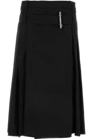 Alexander McQueen Rokken, Dames, Zwart, S, Elegante Zwarte Rok voor Vrouwen