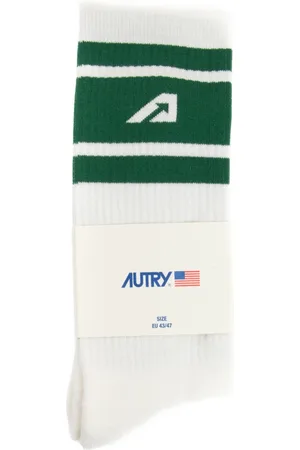 Autry Ondergoed, unisex, Wit, M, Katoen, Groene Katoenen Ondergoed