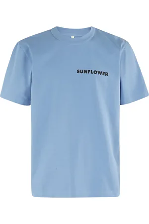 Sunflower Tops, Heren, Blauw, L, Logo T-shirt