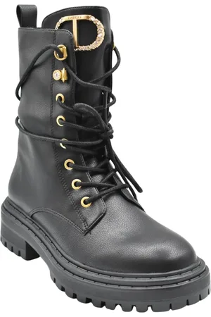 Twin-Set Schoenen, Dames, Zwart, 40 EU, Zwarte Veterschoenen Elegante Stijl