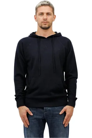 MC2 SAINT BARTH Sweatshirts & Hoodies, Heren, Blauw, L, Hoodie met kangoeroezak