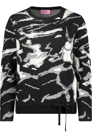 Betty Barclay Truien, Dames, Zwart, S, Jacquard Gebreide Trui, Jouw Nieuwe Favoriet