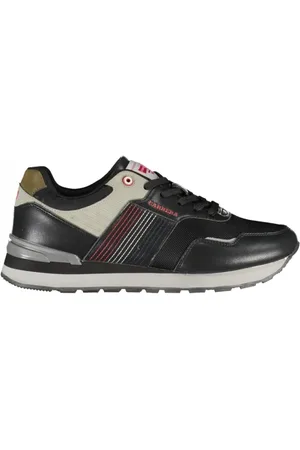 Carrera Schoenen, Heren, Zwart, 41 EU, Polyester, Sportieve Sneakers in Zwart Polyestermix