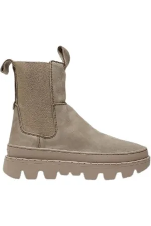 Satorisan Schoenen, Dames, , 39 EU, Leer, Premium Loden Chelsea Laarzen