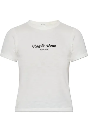 RAG&BONE Tops, Dames, Wit, L, Katoen, Top Skrypt