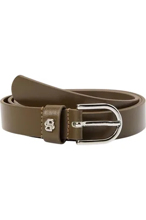 HUGO BOSS Accessoires, Dames, Bruin, 80 CM, Leer, Damesriem Scarlett-Bb