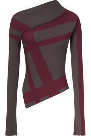 Serafini Truien, Dames, Veelkleurig, M, Moderne Asymmetrische Trui