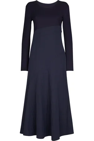 add Kleedjes, Dames, Blauw, L, Nylon, Jurk IN Jersey + Nylon Truman Crease
