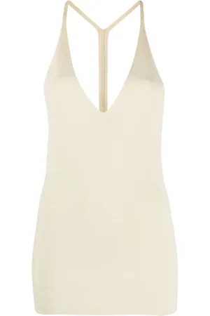 Totême Tops, Dames, , M, Merino Silk Y-Back Top