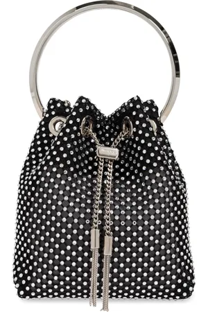 Jimmy Choo Tassen, Dames, Zwart, ONE Size, Pailletten, ‘Bon Bon’ Tas