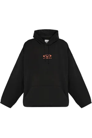 Vetements Sweatshirts & Hoodies, Heren, Zwart, XS, Katoen, Logo sweatshirt