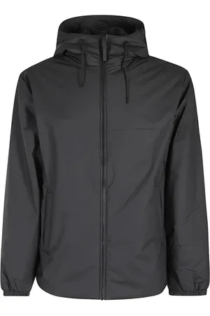 Rains Jassen, Heren, Zwart, L, Polyester, Lohja Waterdichte Jas