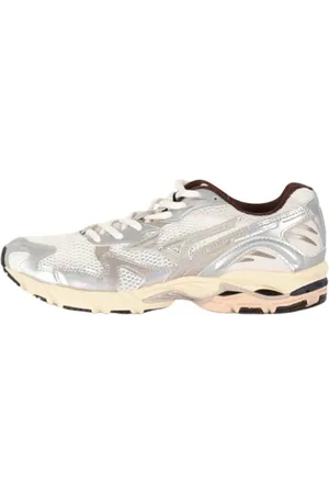 Mizuno Schoenen, Heren, Wit, 43 EU, Suède, Wave Rider Chunky Sneakers