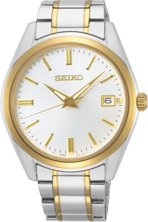 Seiko Accessoires, Dames, Grijs, ONE Size, Klassiek 3-hands quartzhorloge