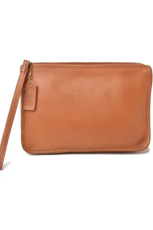 Coach Pre-owned, Dames, Bruin, ONE Size, Pre-owned Leather clutches