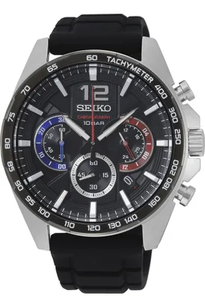 Seiko Accessoires, Dames, Grijs, ONE Size, Sport Chronograaf Kwartshorloge