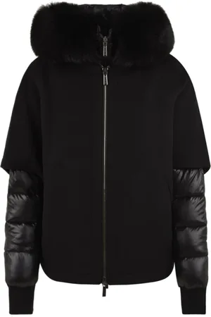 MOORER Jassen, Dames, Zwart, M, Zwarte Pegaso-Cwr Jas