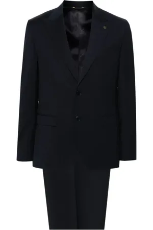 Manuel Ritz Pakken, Heren, Blauw, S, Wol, Wolmix Stretch Jurk