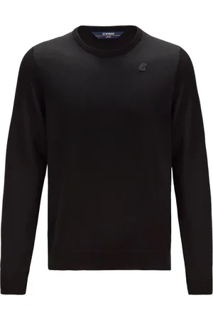 K-Way Truien, Heren, Zwart, XL, Wol, Wollen Trui