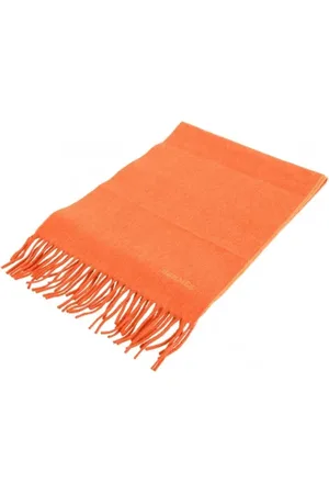 Hermès Pre-owned, Dames, Oranje, ONE Size, Kasjmier, Pre-owned Cashmere scarves