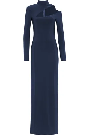 MVP Wardrobe Kleedjes, Dames, Blauw, 2Xs, Polyester, Prometea Lange Jurk