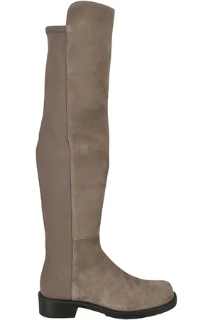 Stuart Weitzman Schoenen, Dames, Bruin, 37 EU, Leer, Elegante leren laarzen