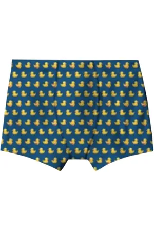 MC2 SAINT BARTH Ondergoed, Heren, Blauw, M, Heren Microvezel Eend Patroon Boxers