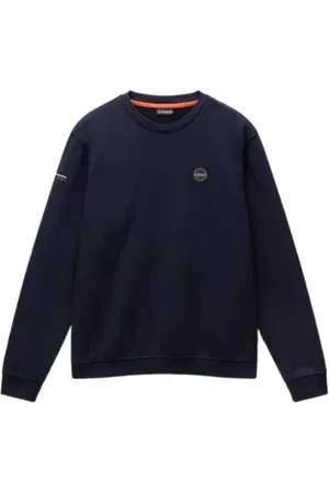 Napapijri Sweatshirts & Hoodies, Heren, Blauw, XL, Heren B-Badge Sweatshirt