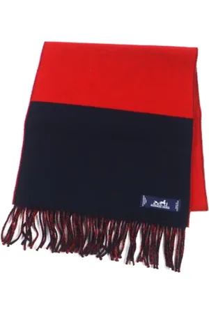 Hermès Pre-owned, Heren, Blauw, ONE Size, Pre-owned Fabric scarves