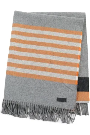 Hermès Pre-owned, Heren, Grijs, ONE Size, Pre-owned Fabric scarves