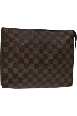 LOUIS VUITTON Pre-owned, Dames, Bruin, ONE Size, Tweedehands Canvas Louis Vuitton tassen