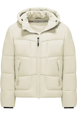 Invicta Jassen, Heren, Wit, M, Korte Bimateriaal Pufferjas