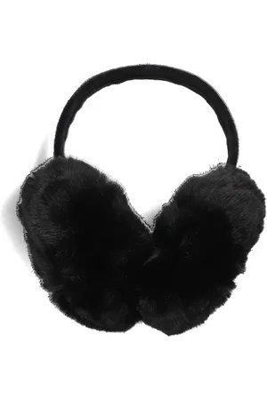 NOTRE-V Accessoires, Dames, Zwart, ONE Size, Stijlvolle Oorwarmers voor Vrouwen