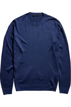 FAY Truien, Heren, Blauw, M, Wol, Blauwe Gradient Wollen Trui
