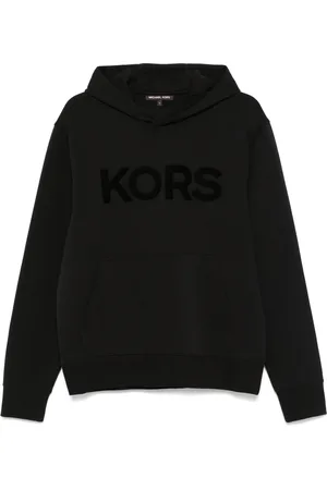 Michael Kors Sweatshirts & Hoodies, Heren, Zwart, 2Xl, Katoen, Logo Hoodie in Zwart