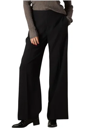 Mos Mosh Broeken, Dames, Zwart, S, Elegante Zwarte Pantalon voor Vrouwen
