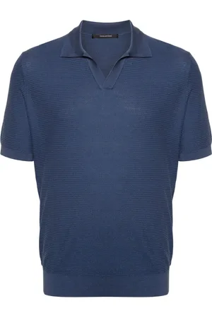 TAGLIATORE Tops, Heren, Blauw, 3Xl, Katoen, Polo short