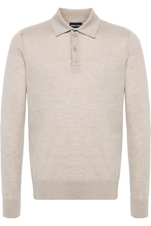 Giorgio Armani Tops, Heren, , M, Wol, Elegant Wol Trui