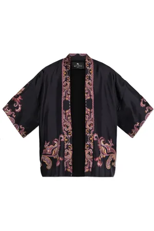 Etro Blouses & Shirts, Dames, Zwart, M, Zijden Top
