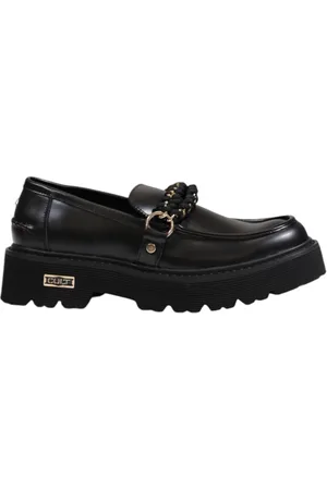 Cult Schoenen, Dames, Zwart, 41 EU, Leer, Geborsteld leren damesschoenen