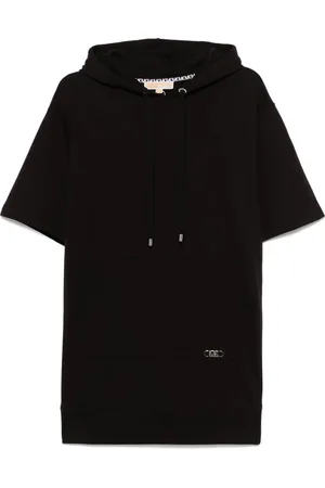 Michael Kors Kleedjes, Dames, Zwart, L, Katoen, Casual Zwarte Katoenen Mini Jurk