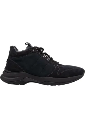 BALDININI Schoenen, Heren, Grijs, 41 EU, Leer, Grijze leren enkellaarzen